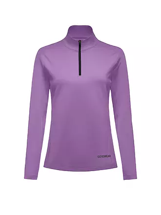 GOREWEAR | Maglia da running da donna Everyday con zip da 1/4 | lila